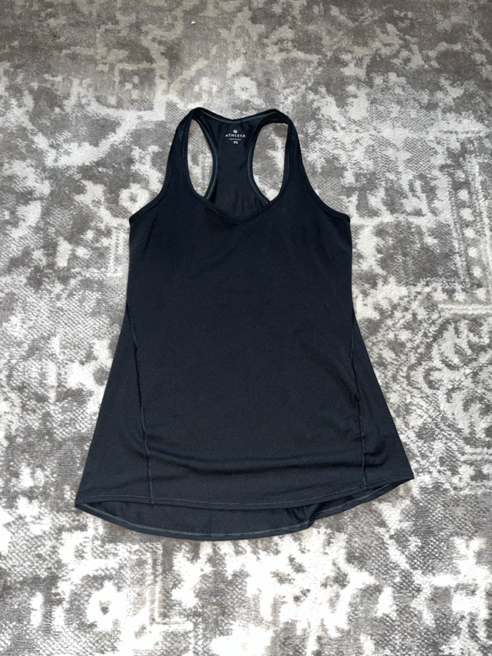 Athleta Black Racerback Training Tank